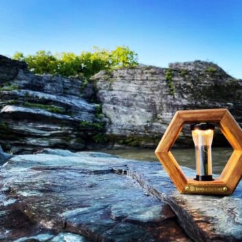 ヘキサ型 一輪挿し ゴールゼロ仕様