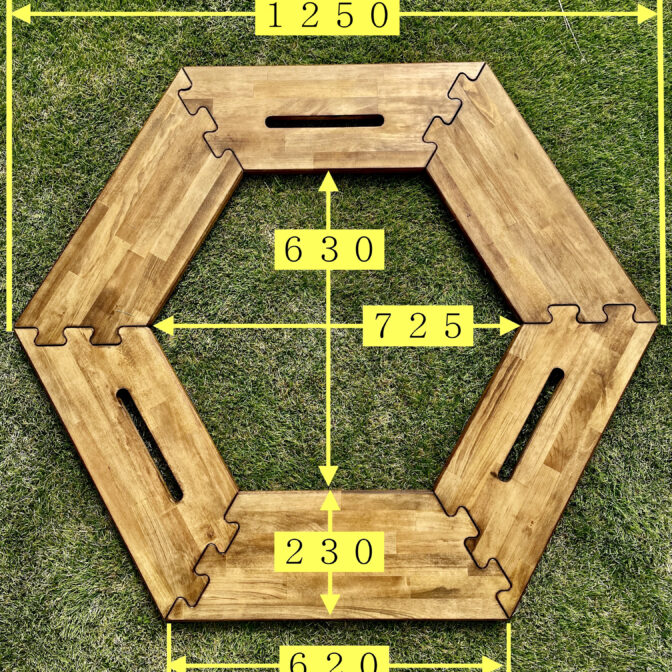 ヘキサテーブル | 木工工房 Buru,s factory